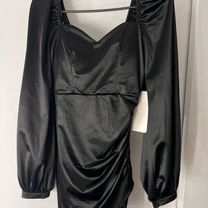 Honey and Rosie Black Long Sleeve Dress